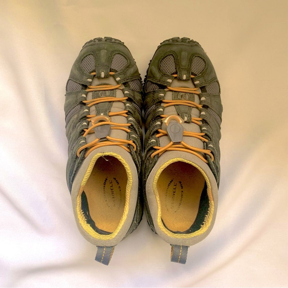 Merrell Chameleon Stretch Performance Hiking Shoes Womens 38 (Yellow/Grey)